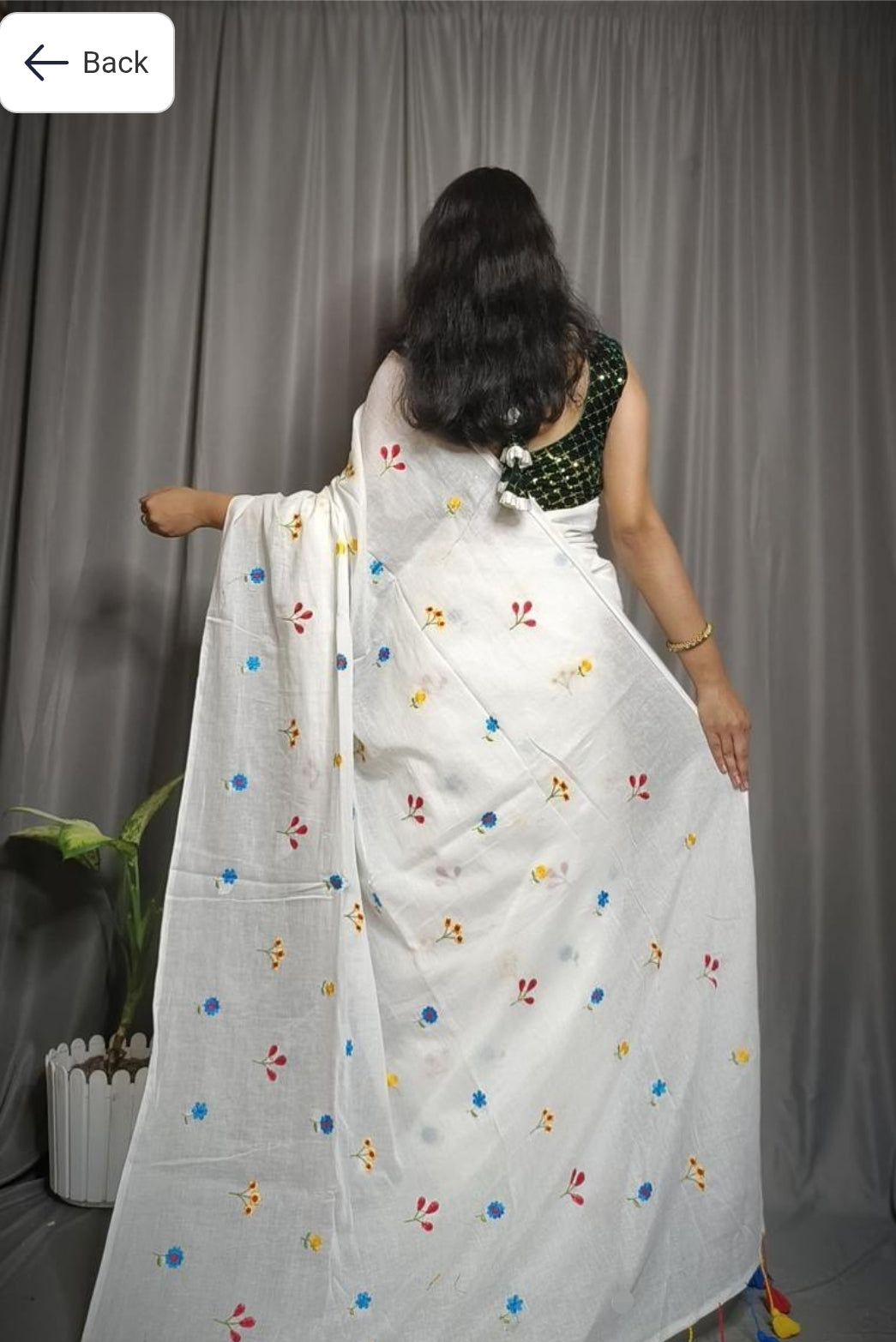 Tissue saree