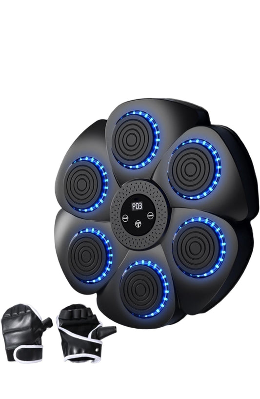 GYHZKA 2024 New Smart Music Boxing Machine,9 Training Modes Led Boxing Machine,Can Play Music