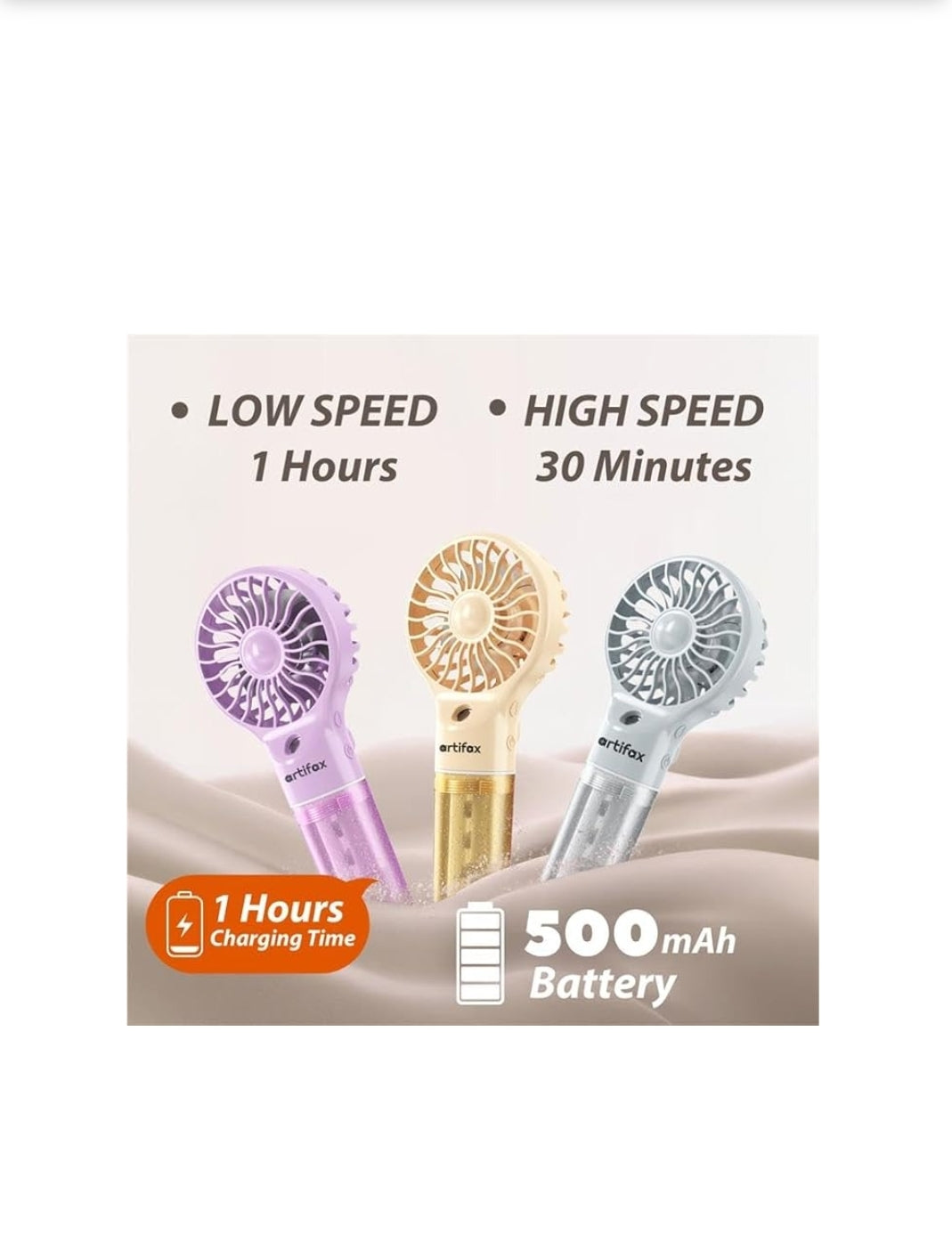 Mini portable fan